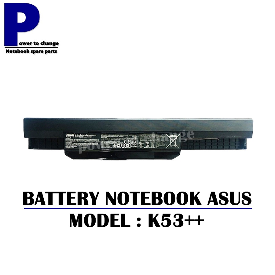 BATTERY NOTEBOOK ASUS A32K53 , A43S , X44H / แบตเตอรี่โน๊ตบุ๊ค เอซุส