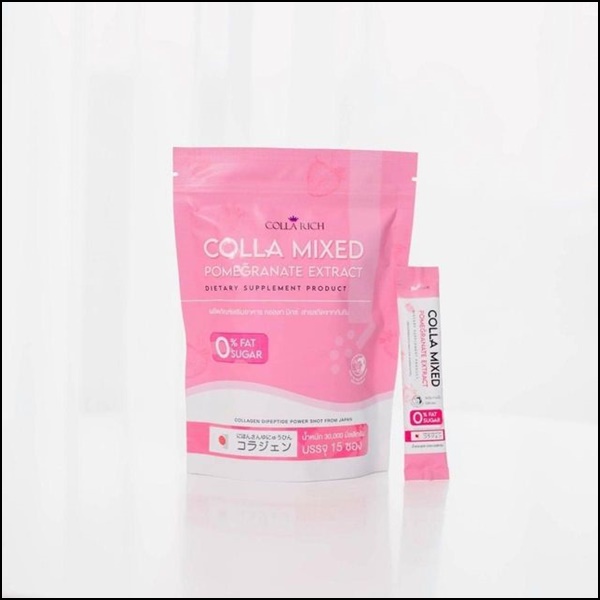 Colla Mized & Colla Zinc Mixed ผลิตภัณฑ์เสริมอาหาร คอลลา มิกซ์ บรรจุ 15 ...