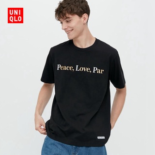 Uniqlo เสื้อยืดแขนสั้น พิมพ์ลาย Adam Scott สําหรับผู้ชาย และผู้หญิง (UT) 457119 ยูนิโคล่ยืด.สบาย.รัก