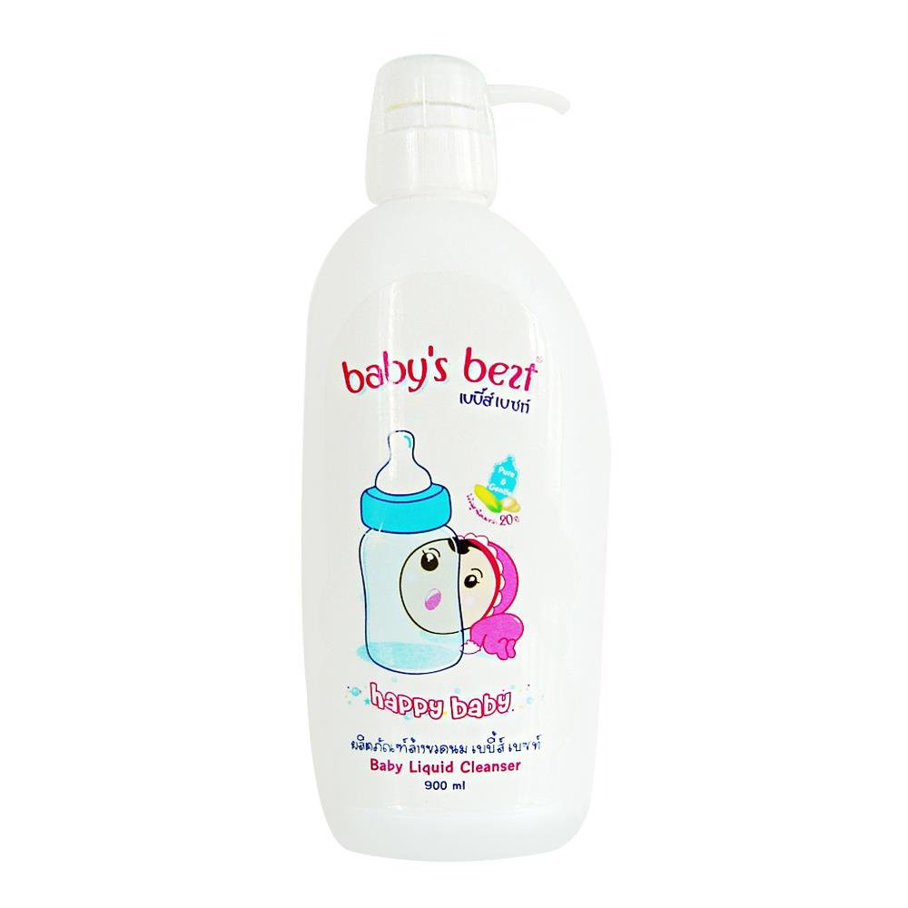 hygiene-products-baby-bottle-cleaner-with-pump-dispenser-baby-s-bezt-900ml-mother-and-child-products-home-use-ผลิตภัณฑ์เ