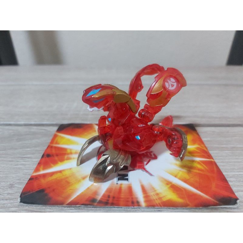 Bakugan Baku Tech Gren Dragaon Transparent Pyrus - Édition Claire Rare, Venant Tout Droit Du Japon !