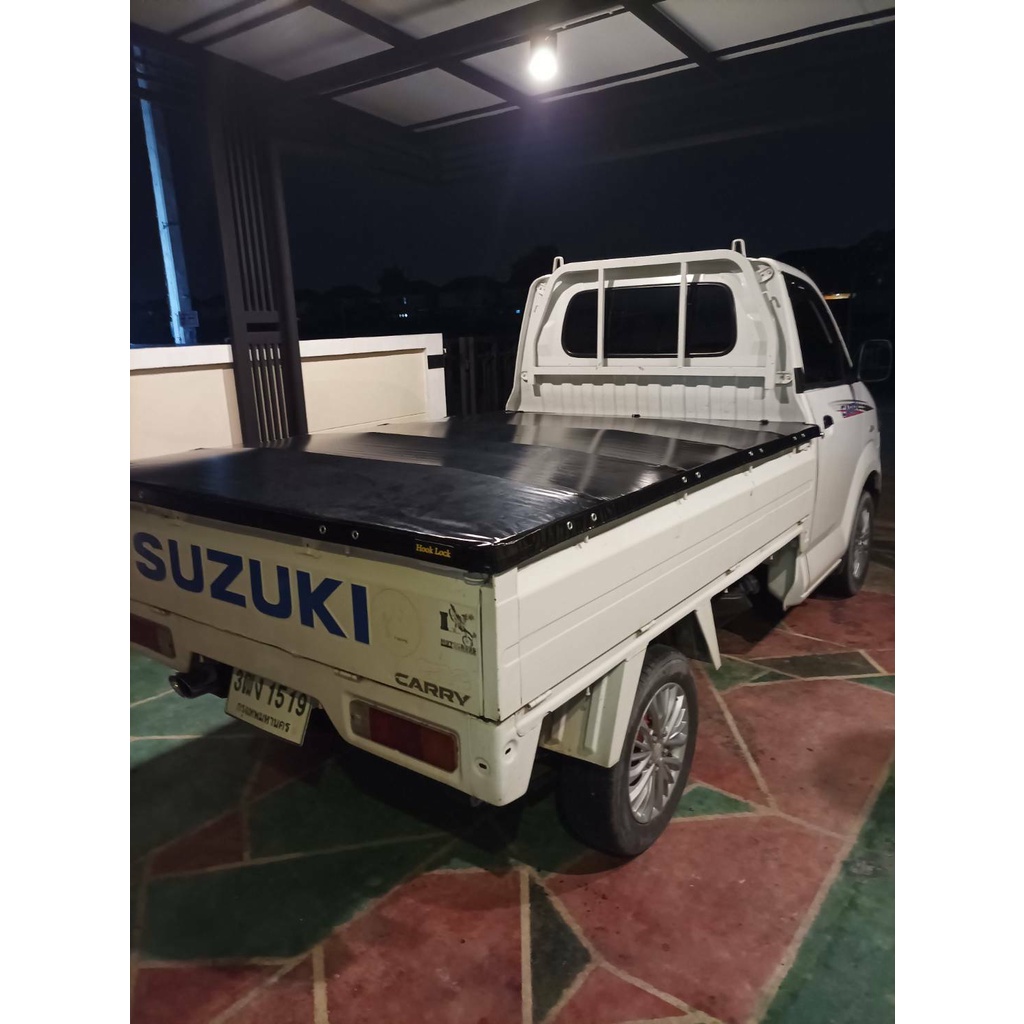 ผ้าใบปิดกระบะรุ่นซูซูกิแคร์รี่-suzuki-carry-ยี่ห้อ-top-cover-โรงงานขายเอง-ดี-ทน-ถูก