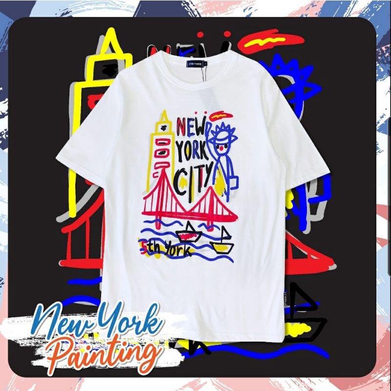 new-york-painting-เสื้อ-street-style-new-york