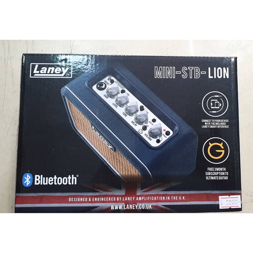 laney-mini-stb-lion-ตู้แอมป์ขนาดพกพา-ต่อบูทูธได้ด้วย