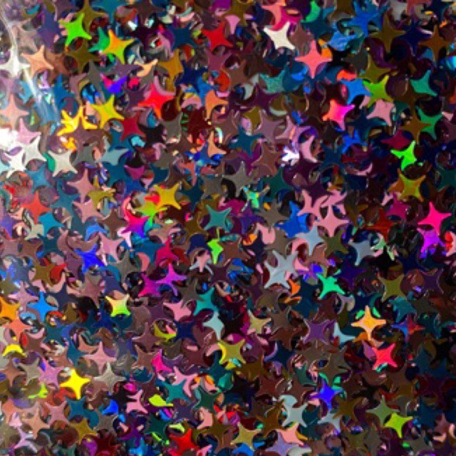 ภาพสินค้ากลิตเตอร์ ดาว4แฉก ตกแต่งเล็บ Glitter Paillettes เลเซอร์เงิน จากร้าน nailsecret บน Shopee ภาพที่ 3