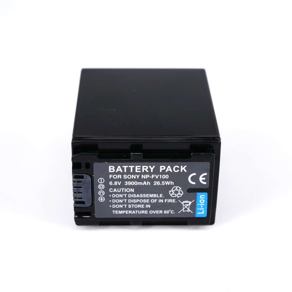 แบตกล้อง-แบตกล้องบันทึกวิดิโอ-sony-rechargeable-battery-pack-รุ่น-np-fv100-3900mah-8-4v