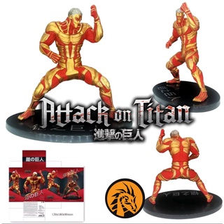 🔥พร้อมส่ง🔥โมเดล Attack on Titan ผ่าพิภพไททัน ไททันเกราะ Armored Titan ขนาด 15 ซม. เกรดพรีเมี่ยม งานสวยมาก พร้อมกล่องด้วย