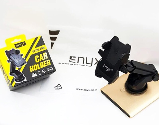 ที่ยึดมือถือในรถ-enyx-car-holder-extra-arm-enyx-eh06-car-holder-premium-suction-cup