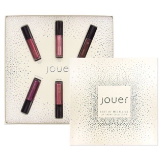 Jouer Cosmetics Best of Metallics Mini Lip Creme Gift Set 6*0.067 oz, 2 ml