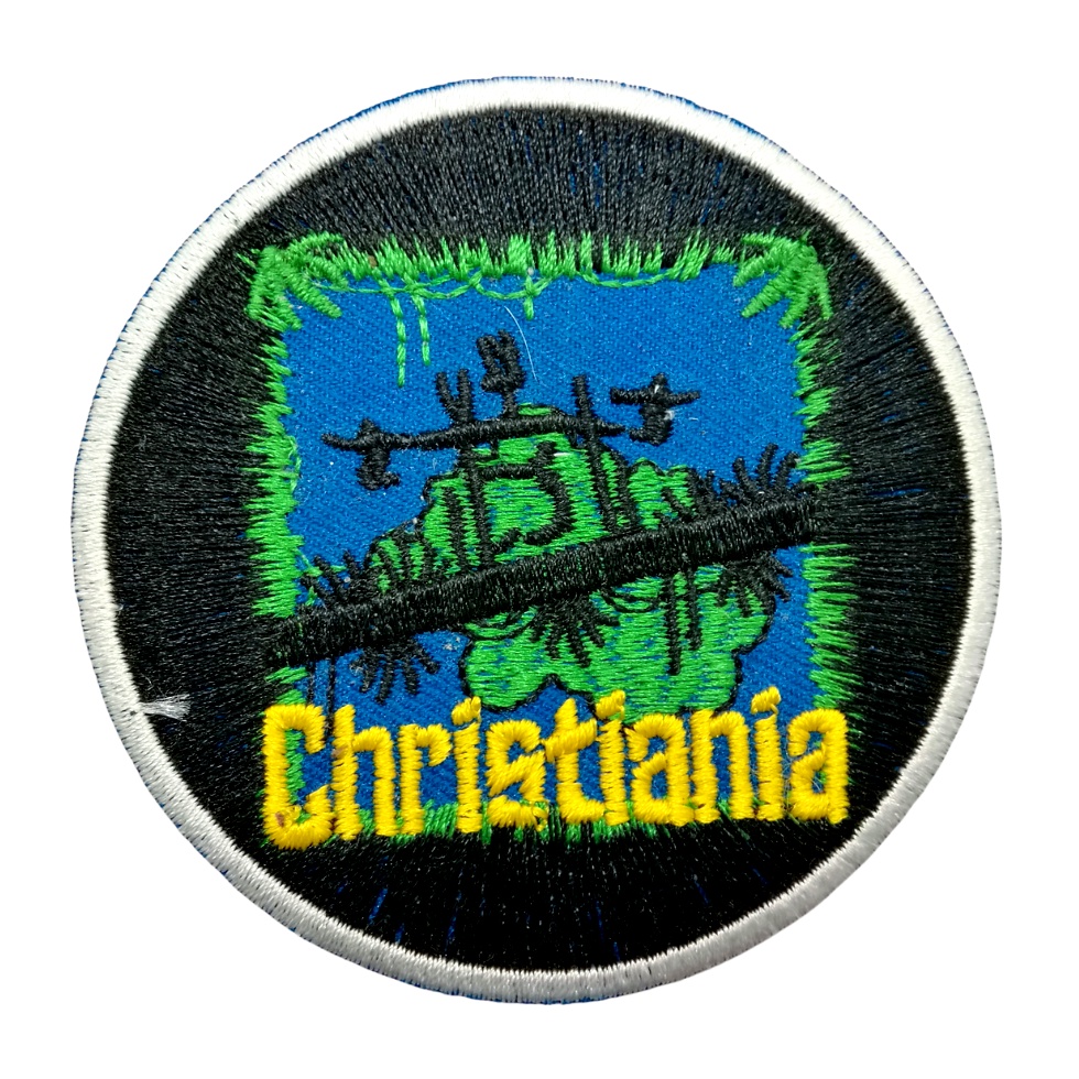christiania-ตัวรีดติดเสื้อ-หมวก-กระเป๋า-แจ๊คเก็ตยีนส์-hipster-embroidered-iron-on-patch-diy