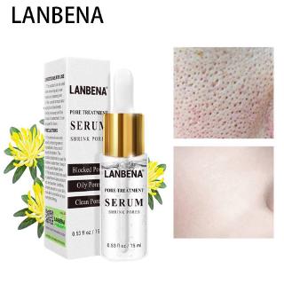 Lanbena เซรั่มวิตามินซีลดรูขุมขนกําจัดสิวหัวดํากรดไฮยารูลอนิกวิตามินซี (COD)