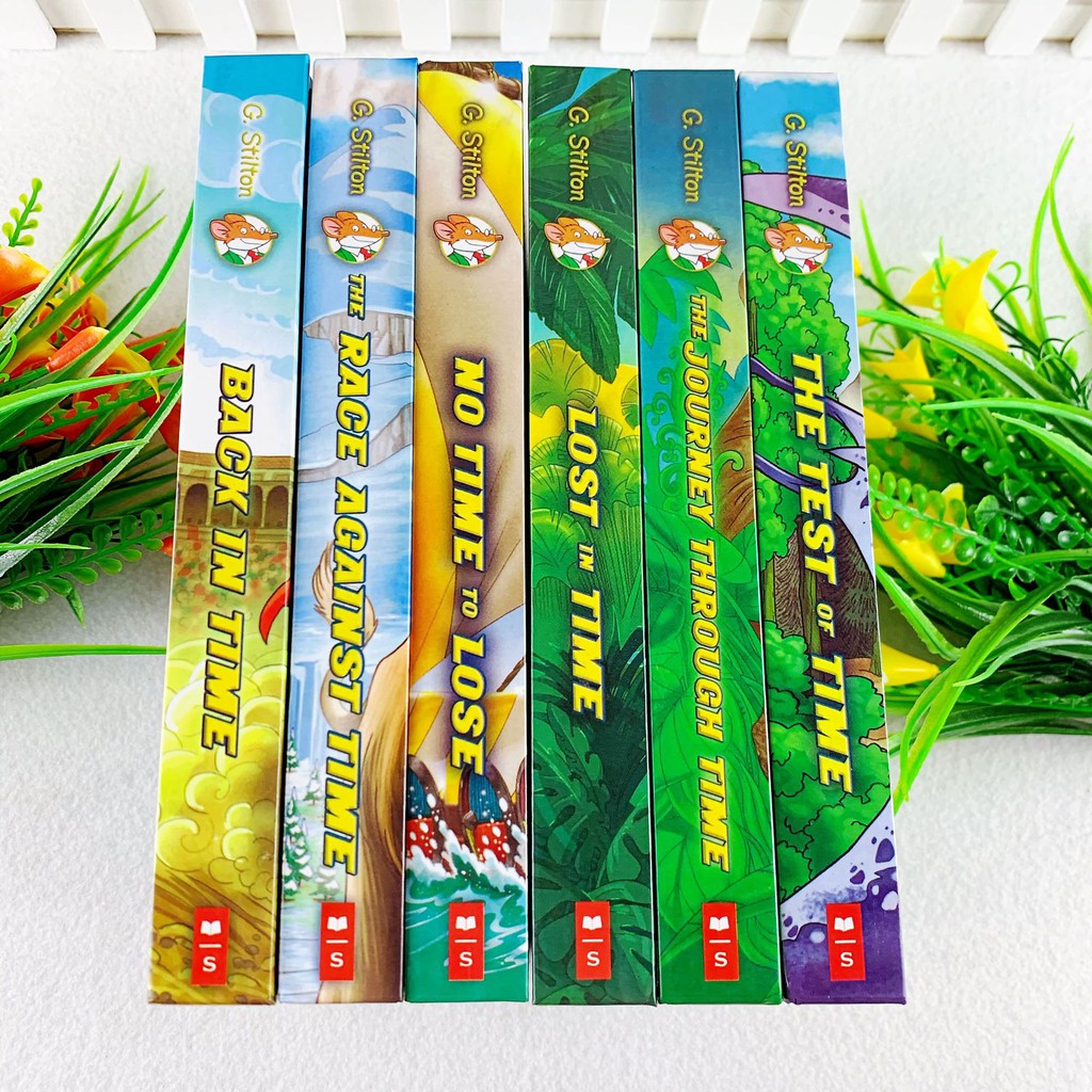 พร้อมส่ง-ชุด-6-7เล่ม-geronimo-stilton-journey-through-time-series-6-books-ปกแข็ง-กระดาษมันอย่างดี-จาก-scholastic