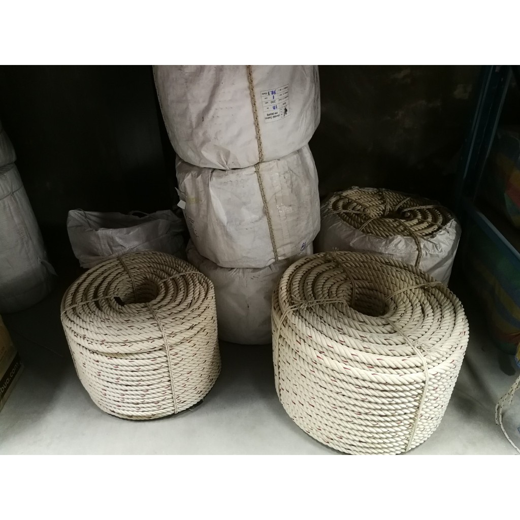 ภาพสินค้า**ส่งฟรี**เชือกใยยักษ์ 24มิล ตราจระเข้ ยาว200เมตร ม้วนเต็ม (Giant fiber rope) เนื้อเชือกแน่น เหนียว แข็งแรง ทนทาน ไม่ขาด จากร้าน jvpstore บน Shopee ภาพที่ 6