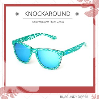 แว่นกันแดด Knockaround  Kids Premiums Mint Zebra