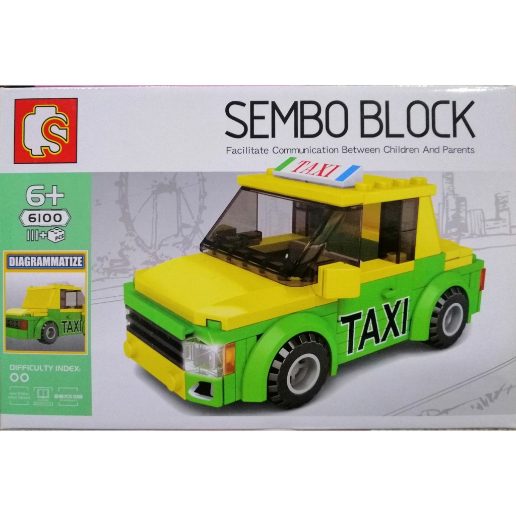 sembo-block-ตัวต่อ-taxi