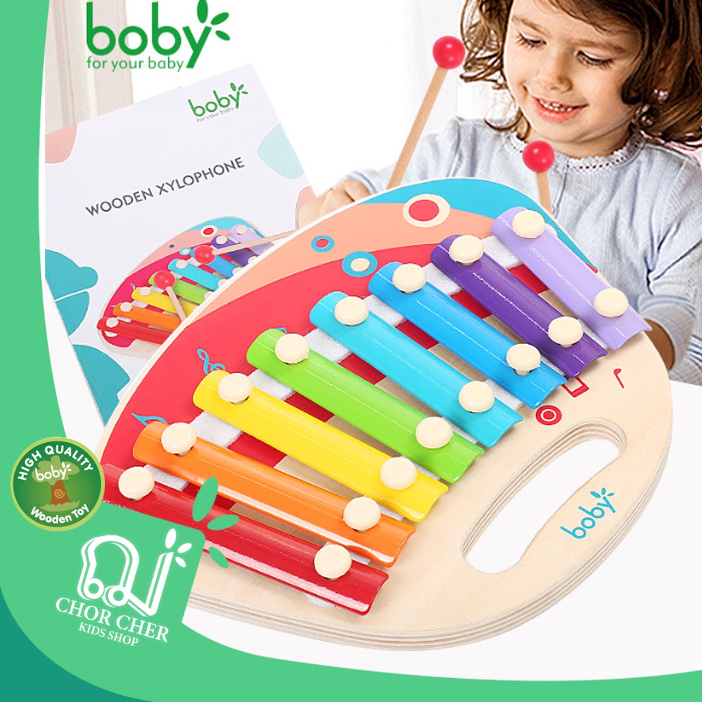 boby-ไซโลโฟนไม้-ระนาดสำหรับเด็ก-wooden-xylophone-ของเล่นไม้เสริมพัฒนาการเด็ก