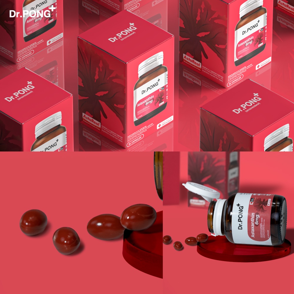 ภาพสินค้าDr.Pong Astaxanthin 6 mg AstaREAL from Japan แอสตาแซนธิน จากญี่ปุ่น จากร้าน drpongshop บน Shopee ภาพที่ 3