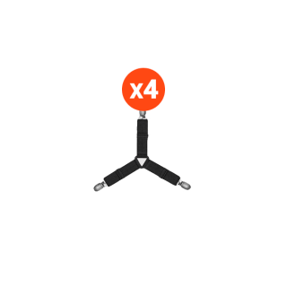 โปรโมชั่น : ลูกค้าใหม่ 1฿ สายรัดที่นอน สายรัดมุมเตียง ที่รัดมุมเตียง ที่รัดมุมผ้าปู สายรัดมุมที่นอน เซ็ท4ชิ้น  HomeUP