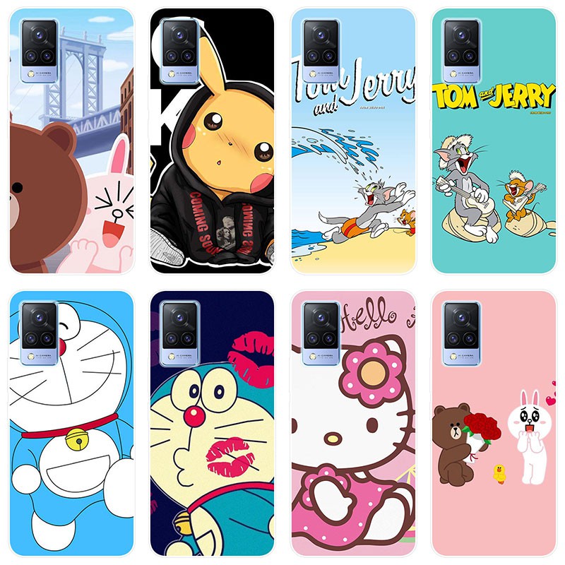 เคส-vivo-v21-5g-พิมพ์ลายการ์ตูนน่ารักแบบด้านหลังเคส-vivo-v21-v-21-vivov21-soft-silicone-tpu-case