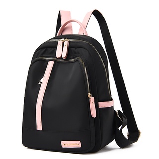 สินค้า มาใหม่ กระเป๋าเป้สะพายหลัง กระเป๋านักเรียน ผ้าไนล่อน กันน้ํา แฟชั่นสไตล์เกาหลี สําหรับผู้หญิง #125