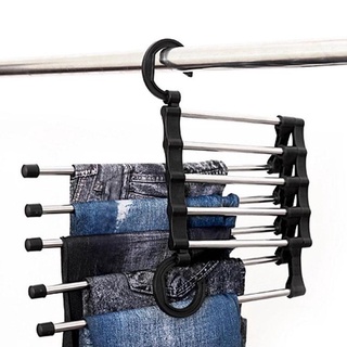 ไม้แขวน ไม้แขวนกางเกง 5 ชั้น ไม้แขวนสแตนเลส Pant racks stainless steel AGM