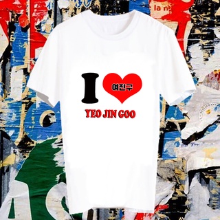 เสื้อยืดสีขาว สั่งทำ เสื้อยืด Fanmade เสื้อแฟนเมด เสื้อยืดคำพูด เสื้อแฟนคลับ FCB126 ยอจินกู Yeo Jin Goo