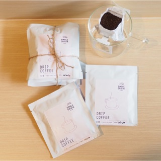 “Drip Coffee” กาแฟดริปแบบซองพร้อมที่กรอง ผลิตภัณฑ์จากเกษตรกรไทย S.O.S Single origin store เชียงใหม่