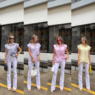 Promthong - Emily Stripes Korea Shirts