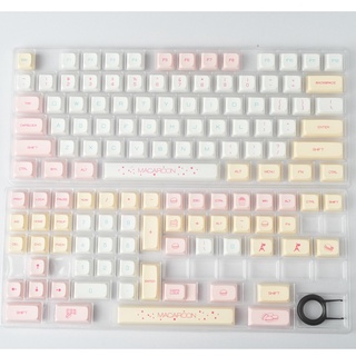 คีย์แคป Macaron Theme XDA Profile Keycap Set 131 Keys [สินค้าพร้อมส่งในไทย⚡️]