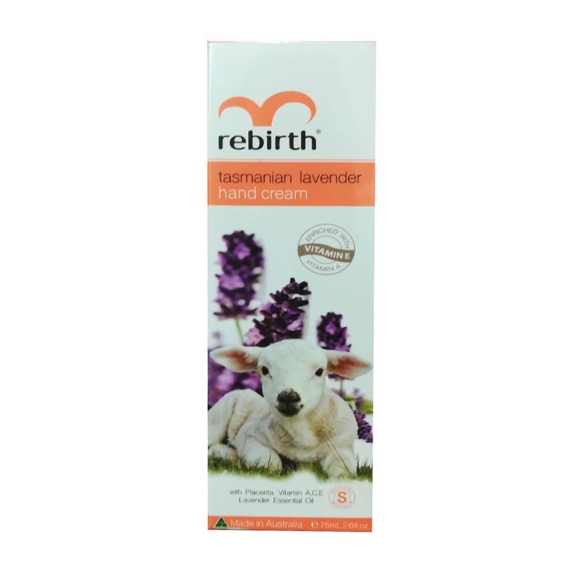 rebirth-placenta-tasmanian-lavender-hand-cream-75g