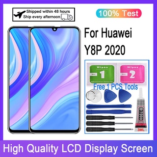 Tft หน้าจอสัมผัสดิจิทัล LCD แบบเปลี่ยน สําหรับ Huawei Y8P 2020 AQM-LX1