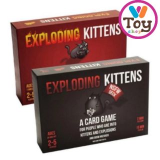 สินค้า พร้อมส่ง​ Exploding Kittens  เกมส์แมวระเบิด ตัวการ์ดคุณภาพดี