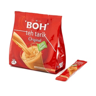 ชาชัก โบ ออริจินัล Boh teh tarik Original less sweet 324g. รุ่นหวานน้อย (1 ห่อมี 12 ซอง)