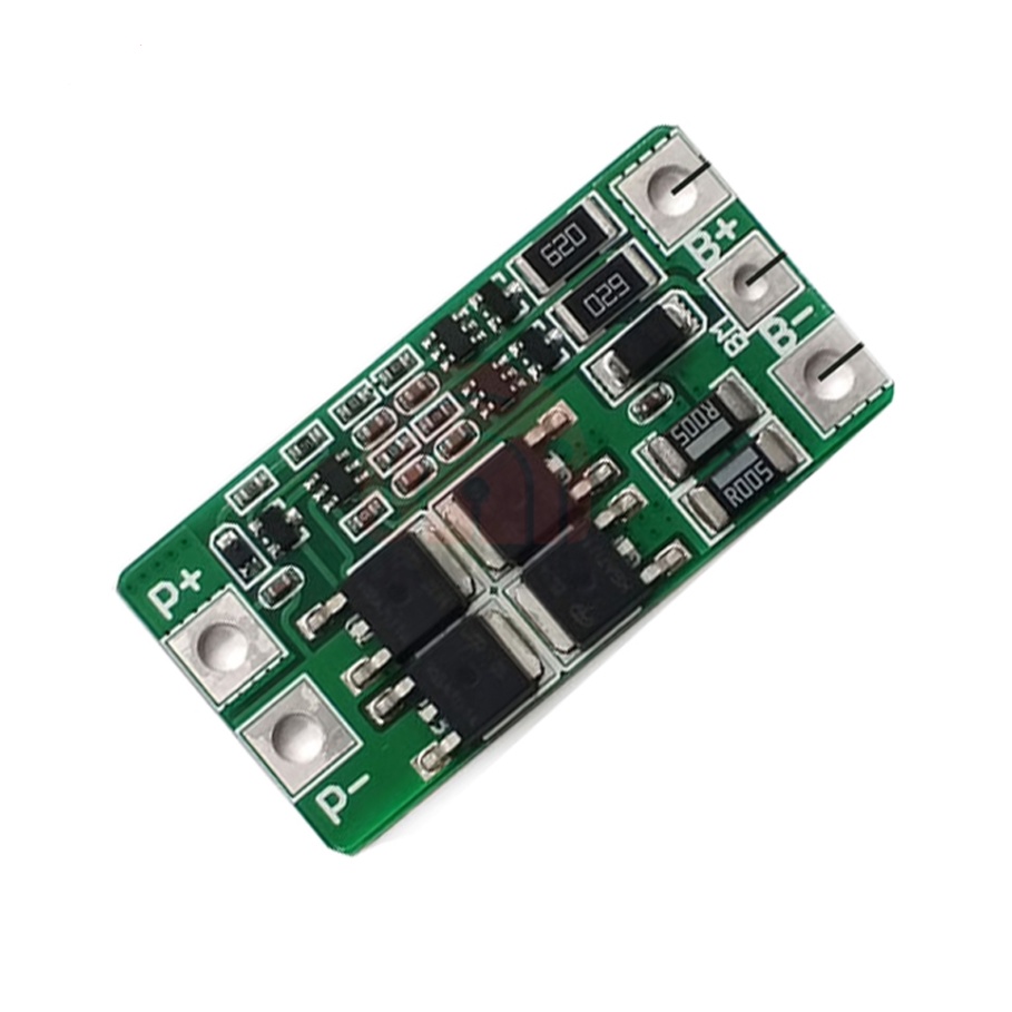 ใหม่-บอร์ดป้องกันแบตเตอรี่ลิเธียมเหล็กฟอสเฟต-2s-6-4v-bms-pcm-pcb-li-ion-board-2s-10a-6-4v-lifepo4