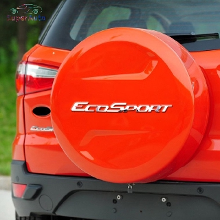 Superauto สติกเกอร์โครเมี่ยม ABS ติดฝาครอบยางรถยนต์ สําหรับ Ford Ecosport 2013-2017