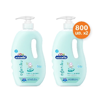 สินค้า KODOMO Head to Toe Wash แชมพูสบู่เหลว โคโดโม โอกานิคุ Oganiku Organic Olive Oil 800 มล. 2 ขวด