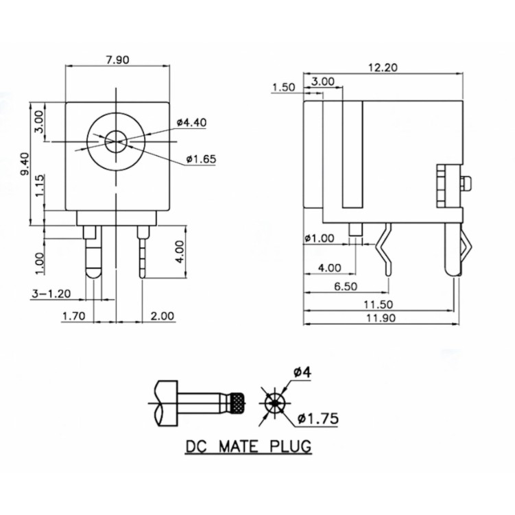 dc-028-dc-jack-diy-แจ๊คตัวเมีย-5v-ใช้กับสาย-4-0x1-7-มม-มีข้อล๊อค-1-ตัว