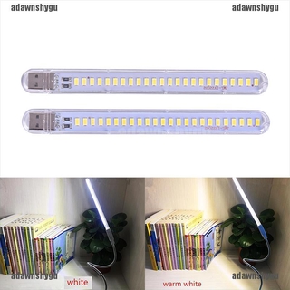 [adawnshygu] โคมไฟตั้งโต๊ะอ่านหนังสือ LED 24 ดวง 5V 12W USB