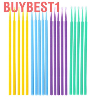 Buybest1 4 Colors 100PCS/Bag Women Micro Disposable Extension Mascara Brush Eyelash Glue Cleaning Stick