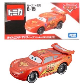 แท้ 100% จากญี่ปุ่น โมเดล ดิสนีย์ คาร์ Takara Tomy Tomica Disney Cars Motors C-15 Lighting McQueen World Grand Prix Type