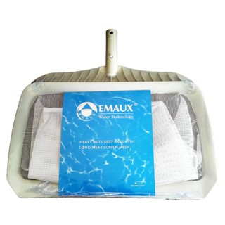 ภาพหน้าปกสินค้ากระชอนช้อนผงสระว่ายน้ำ แบบถุง ด้ามพลาสติก 18\" Hand Skimmer and Leaf Rake ยี่ห้อ EMAUX ที่เกี่ยวข้อง