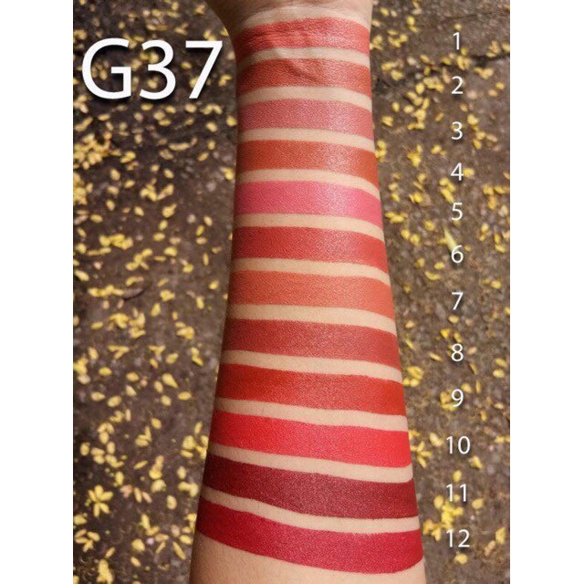ภาพสินค้า️Gina Glam Velvet Matte Lipstick G37 : sivanna จีน่า กัมป์ แมท ลิปสติก x 1 ชิ้น dayse จากร้าน dayse บน Shopee ภาพที่ 3