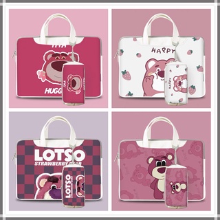 ⭐️Lotso⭐️ Laptop Bags กระเป๋าคอมพิวเตอร์ PU Waterproof กระเป๋าแล็ปท็อป Cartoon Sanrio  12 13.3 14 15.6 17.3นิ้ว