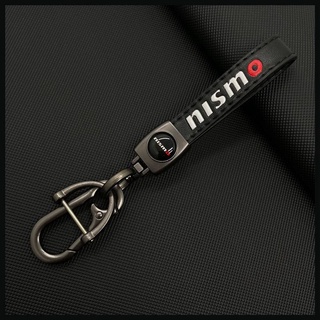 สินค้า พวงกุญแจหนังโลหะ รูปตราสัญลักษณ์ 3D อุปกรณ์เสริม สําหรับ Nissan Nismo Teana Skyline Almera Qashqai J10 X Trail T32 T31