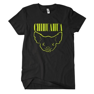 [100% Cotton] เสื้อยืด พิมพ์ลาย Chihuahua น่ารัก สไตล์สปอร์ต สําหรับผู้ชาย