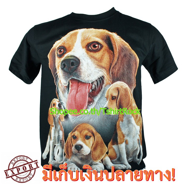 เสื้อยืดวินเทจเสื้อลาย-หน้าสุนัข-บีเกิ้ล-beagle-dog-และลูก-เสื้อยืด-สกรีนหน้าหลัง-ไซร์ยุโรปs-5xl