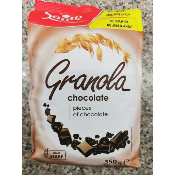 ภาพหน้าปกสินค้าSANTE granola chocolate 350g อาหารเช้าธัญพืชผสมช้อคโกแล็ต 350 G