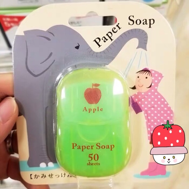 พร้อมส่ง-สบู่กระดาษ-paper-soap-ของแท้-จากญี่ปุ่น
