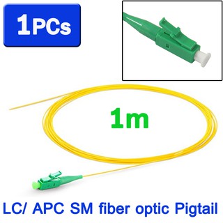 หัวต่อพร้อมสายสำหรับ Splice Fiber Optic LC/ APC Single mode fiber optic Pigtail 9/125 Single Mode Optical fiber pigtail