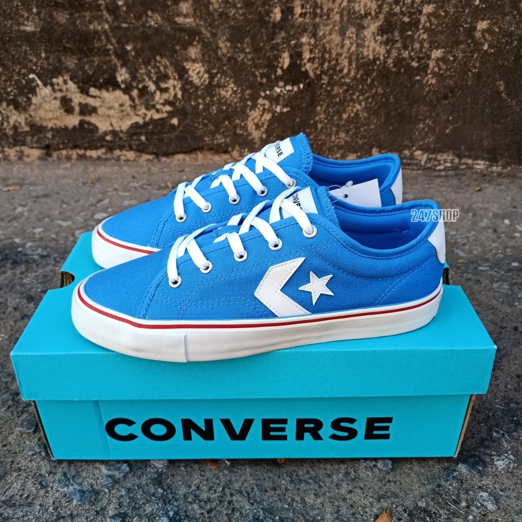 รองเท้าผ้าใบ-คอนเวิร์ส-converse-star-replay-ox-blue-16-4064cu9bl-รองเท้าคอนเวิร์ส-พร้อมส่ง
